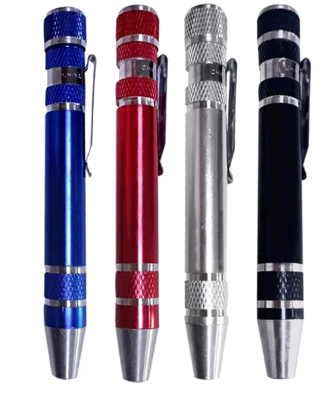 Laser Engraved 8 in 1 mini screwdriver